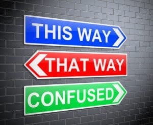 Confusion concept.
