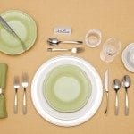 Elegant place setting Elegant place setting