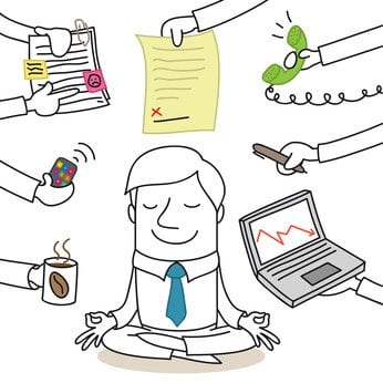 Geschäftsmann, Nur kein Sress!