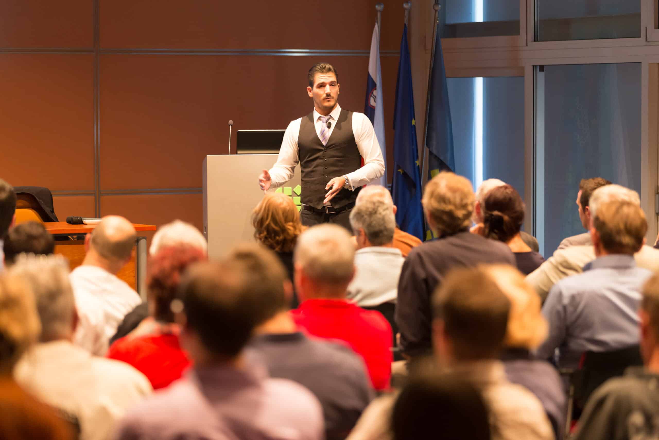 Speaker at Business Conference and Presentation